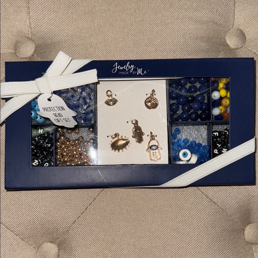 Evil Eye Jewelry Making Kit with Charms and Beads